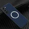 Capa Transparente Eletrodepositada para Celular Samsung s23ultra Carregamento Magnético S22Plus Película para Lente Completa Capa Macia
