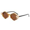 Gafas de sol con personalidad transfronteriza y incrustaciones de diamantes, tendencia de temperamento con flores de perla, gafas de sol para mujer, gafas de sol al por mayor