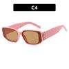 Gafas de Sol Kedun Cuadradas de Marco Estrecho 2025 Nuevas Gafas de Sol de Moda Europeas y Americanas para Mujer Gafas de Sol Estilo Callejero de Celebridad de Internet