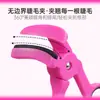 Rizador de Pestañas PinkBear para Mujer, Rizador de Larga Duración, Súper Fácil de Usar, Amigable para Principiantes, con Almohadillas de Goma y Dientes de Peine sin Marco