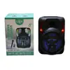O8K Fábrica Ponto Exterior Bolsa de Ombro 8 polegadas Alto-falante Luz Fria RGB TWS Bluetooth Sem Fio BT-825 Alto-falante Bluetooth