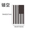 Comercio Exterior Amazon Bandera Americana Pegatina Reflectante para Coche Calavera Impermeable Protector Solar PVC Vinilo Pegatina para Coche