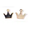 Serie de Colores Mixtos Corona Joyería de Venta Caliente Transfronteriza Accesorios Colgantes de Aleación DIY Cadenas para Teléfono Llaveros Dijes Hecho a Mano