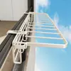 Artefacto para Secar Ropa en Balcón Secado al Sol Exterior en Ventana Protector de Zapatos Tendedero Red Antirrobo Estante de Almacenamiento en Ventana Gancho para Colgar Exterior