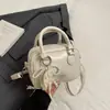 Bolso tipo almohada de moda casual para mujer, bolso cruzado simple y versátil, nuevo bolso de hombro de color liso para la primavera 2026