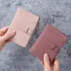 Cartera de cuero PU suave estilo retro, gran capacidad, billetera corta para mujer 80% de descuento con cordón, clip para dinero y tarjetero multifuncional