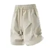 Shorts Masculino Novo de Verão, Marca Cool e Moderna, Tamanho Grande Solto Estilo Americano com Rebites, Calças Casuais ao Ar Livre Estilo Montanha, Moderno