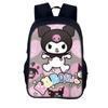 Mochila Escolar para Estudiantes kuroml Transfronteriza kuroml Mochila Escolar para Estudiantes de Dibujos Animados Lindos Mochila de 16 pulgadas Soporte para Cabello
