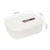 Fiambrera de plástico de grado alimenticio con compartimentos, sellada, para refrigerador, congelador, crisper, apta para microondas, fiambrera para estudiantes