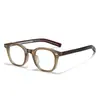 Nuevas gafas planas unisex anti-luz azul, simples y elegantes, con patillas, montura de gafas retro de remache personalizado TR90