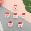Acessórios de Resina de Natal Brilhantes Árvore de Natal Velhinho Presente Boneco de Neve Cola de Creme Capa de Celular Grampo de Cabelo Material para Joias