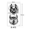 Pequeno adesivo de tatuagem fresco Inglês Carta Flor Borboleta Sketch Line Adesivo de tatuagem impermeável