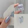 Nuevo arte de uñas polvo de luna rojo popular brillo aurora joyería para uñas plata súper brillante polvo de espejo mágico venta al por mayor transfronteriza