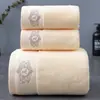 Em estoque Texto Secreto Daifa Doméstico Algodão Puro Hotel Conjunto de Toalhas de Banho Toalha Grande Espessa Macia Absorvente Toalha de Praia