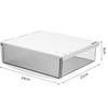 Caja de almacenamiento debajo de la mesa, cajón oculto, caja de acabado sin perforaciones, escritorio de dormitorio, caja de almacenamiento con cajón pequeño, venta al por mayor
