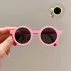 Gafas de sol plegables para niños niños y niñas protección UV gafas de sol de dibujos animados gafas de bebé para niñas moda para mujer