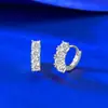 Mu Jing Joyería 2026 Nuevos Pendientes de Estrella de Fila de Diamantes de Plata S925 Pendientes Completos de Diamantes para Mujer Lujo Ligero Piedras Preciosas Coloridas Estilo Elegante