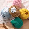 Hilo de algodón hueco de 2 mm en stock, mismo estilo que en Xiaohongshu, hilo de hebra redonda para tejer bolsos, cuerdas, bolsos de ganchillo, hilo para manualidades DIY
