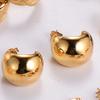 Aretes Rojos de Otoño e Invierno de Alta Gama para Mujer, Aretes Elegantes, Nuevos Aretes Geométricos Nicho de Moda