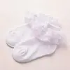 Calcetines para Niños, Estilo Verano Delgado, Calcetines de Algodón para Niñas, Calcetines de Princesa con Adorno de Encaje, Transpirables para Estudiantes de Danza, Al por Mayor en Stock
