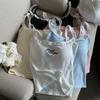 Camisola Feminina Bordada em Renda Pure Desire com Bojo para Uso Interno e Externo Lindo Design nas Costas Top Modelador Verão