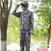 Y01 Ropa de Protección Solar para Exteriores para Hombres y Mujeres Ropa de Pesca Transpirable Delgada Vista de Pesca Elástica Verano Delgada Ropa de Pesca Camuflada