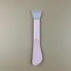 Cepillo de silicona para mascarilla de doble cabeza raspador de silicona para mascarilla cabeza suave mezclador raspador de plástico aplicador de brocha de belleza para película de barro