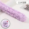 Varilla de Giro de Lana Rizada Tinte para Raíz del Cabello Tira Esponjosa Hecha a Mano Súper Gruesa Súper Densa Material de Bricolaje Regalo Casero Oso de Peluche