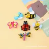 Accesorios de Resina DIY de Dibujos Animados Serie de Insectos Pegamento Cremoso Hechos a Mano Pinzas para el Cabello Funda de Teléfono Hebilla de Zapato Accesorios al por Mayor
