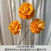 Novo Modelo de Rosas Elsa de 3 Cabeças para Decoração de Casamento, Flores Artificiais Atacado para Salões de Casamento, Hotéis e Arranjos Fotográficos