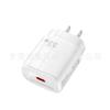 Cargador de carga rápida de 33W con puerto rojo adecuado para adaptador de corriente de enchufe para teléfono móvil Apple Huawei Android
