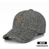 Sombrero para Hombre Invierno Cálido Lana Gorra de Béisbol Otoño e Invierno Edad Media Papá y Anciano Protección para los Oídos Gorra con Visera