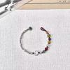 Nuevo Pulsera de Loto Pequeño de Plata Duobao Chino para Mujer 2024 Nuevo Pulsera de Cuerda Roja Tejida Pulsera de Mano Colorida Pulsera para Novia