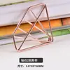 Fabricante de Clips de Papel Atacado Amazon Mais Vendido Carta de Amor Clips de Papel Metálicos Galvanizados Ouro Rosa