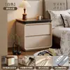 Mesita de Noche de Madera Maciza Dormitorio Hogar 2026 Nuevo Lujo Ligero Sensación de Alta Gama Pequeño Gabinete de Almacenamiento Vintage Moderno Simple