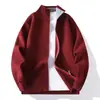 2026 Moda Casual de Punto para Hombre, Nuevo Suéter Cardigan de Otoño Invierno, Chaqueta Exterior Simple para Hombres Jóvenes