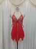 Ropa de noche transparente para mujer con encaje europeo y americano transfronterizo, sexy escote en V, espalda descubierta, atractivo estilo francés de malla para casa 2069