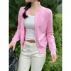 Casaco de tricô feminino OEM 2026 outono novo estilo outono e inverno cardigã externo outono malha de alta qualidade primavera e outono