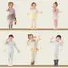 2026 Nuevo Modelo Ropa de Algodón de Otoño e Invierno para Niños Clase A para Niños y Niñas, Ropa de Casa de Bebé con Dibujos Animados