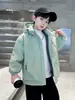 Chaqueta con capucha y forro de polar para niños, nuevo modelo otoño e invierno 2026, chaqueta cálida y holgada para niños mayores, prenda de abrigo de moda