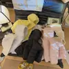 Nova Jaqueta de Algodão Canelada Quente com Capuz para Crianças Roupa Externa para Meninos e Meninas Casaco Versátil Casual Elegante Fofo