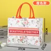 Bolsa de Lona Estéreo Impresa para Viajeros Impermeable Bolso de Mano Gran Capacidad Fuerte Protección Ambiental Bolsa de Compras Bolsa de Lona Personalización