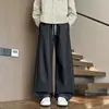 Jeans de Pierna Ancha de Nuevo Estilo para Primavera y Otoño para Hombre, Casual de Calle Alta Americana, Holgados, Versátiles, Unisex, Marca de Tendencia, Pantalones Largos Frescos