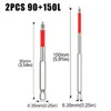 Conjunto S2 Vermelho Pontas de Chave de Fenda Phillips Magnéticas Fortes Alto Torque Antiderrapantes Cabeças de Chave de Fenda Universais Resistentes ao Desgaste