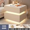 Mesita de noche flotante inteligente moderna con carga, multifuncional, luz de dormitorio, gabinete de almacenamiento de mesita de noche de lujo ligero con cerradura y sensor inteligente