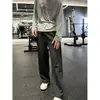Pantalones casuales de espiga para hombre, holgados, fluidos y relajados, con un diseño moderno y elegante, pierna ancha, versátiles y adecuados para el comercio electrónico transfronterizo
