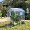 Capa de Estufa de Jardim Externa de Inverno Capa de Isolamento para Flores e Plantas de PVC Sem Suporte Transparente Capa de Isolamento para Flores e Suculentas