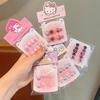Novos desenhos animados para crianças usando peças de unhas para meninas adesivos de unhas 2024 novos adesivos de unhas para meninas brinquedos de presente