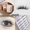 Serie de pestañas postizas sin adhesivo Bily Bear: Pestañas transparentes, estilo coreano, voluminosas, inspiradas en el manga, ligeras