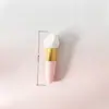 Puff para Pó Novo com Cabo em Formato de Bala, Esponja de Beleza com Cabeça de Cogumelo Angulada, Uso Duplo para Maquiagem Seca e Úmida, Ferramenta de Maquiagem